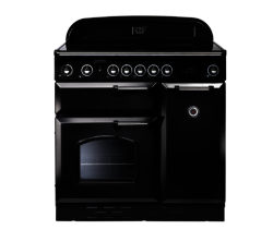 RANGEMASTER  Classic 90E Electric Induction Range Cooker - Black